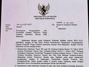 Beredar Surat Mendagri Setujui Andi Zulkifly Dilantik Jadi Sekda Makassar Beredar Surat Mendagri Setujui Andi Zulkifly Dilantik Jadi Sekda Makassar