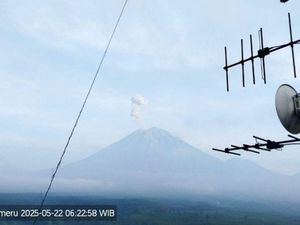 Gunung Semeru Erupsi Lagi, Tinggi Letusan 700 Meter Pagi Ini Gunung Semeru Erupsi Lagi, Tinggi Letusan 700 Meter Pagi Ini