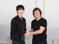 Momen Tom Cruise Kasih Wejangan ke Jin BTS