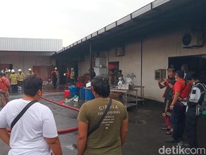 Gudang Oz Britts di Kuta Terbakar, Ratusan Kuintal Daging Hangus Gudang Oz Britts di Kuta Terbakar, Ratusan Kuintal Daging Hangus