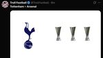 Meme Tottenham Juara Liga Europa, Arsenal Jadi Badut Eropa