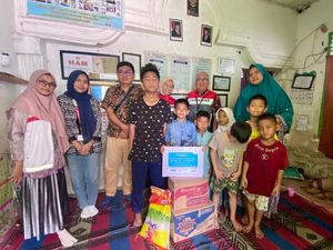 Pertamina Patra Niaga Salurkan Bantuan untuk 4 Panti Asuhan di Palembang