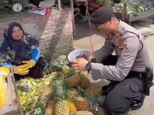 Patroli di Pasar, Polres Dumai Imbau Pedagang Lapor 110 Jika Diganggu Preman