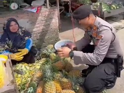 Patroli di Pasar, Polres Dumai Imbau Pedagang Lapor 110 Jika Diganggu Preman
