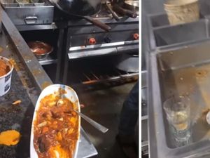 Resto Ini Ketahuan Simpan Makanan Busuk dan Dapurnya Penuh Kecoak Resto Ini Ketahuan Simpan Makanan Busuk dan Dapurnya Penuh Kecoak