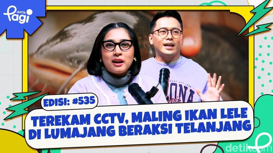 Terekam CCTV, Maling Ikan Lele di Lumajang Beraksi Telanjang