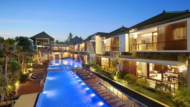 Kolam Renang Royal Kamuela Villas & Suites at Monkey Forest. Foto Dok Archipelago International