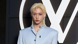 Foto: Felix Stray Kids Terlihat Unreal di Prancis, Ganteng Sekaligus Cantik