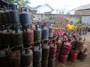 Penggerebekan Gudang Elpiji Ilegal di Aceh, 1.212 Tabung Diamankan