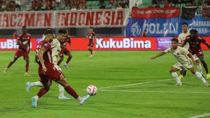 PSM Makassar Vs Persita Tangerang dalam laga Liga 1 2024/2025 di Stadion Gelora BJ Habibie, Parepare.