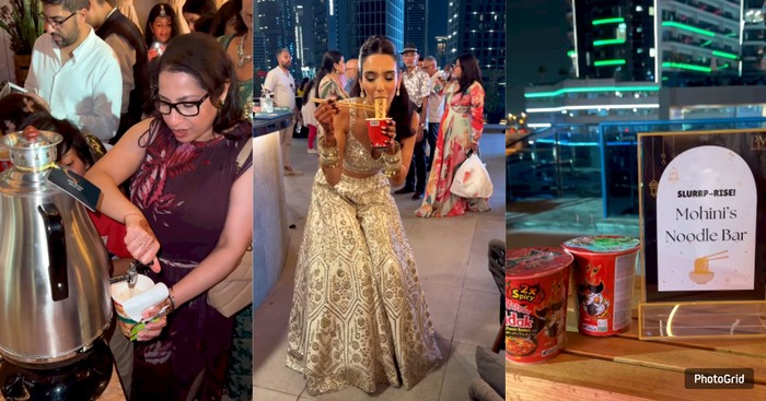 Ramen kafe di pesta pernikahan Ketagihan Mie Instan, Pengantin Nekat Sajikan Menu Ini di Pernikahannya