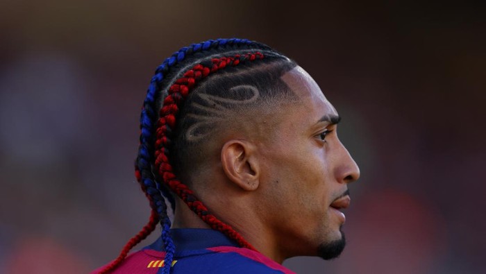 Raphinha Soccer Football - LaLiga - FC Barcelona v Villarreal - Estadi Olimpic Lluis Companys, Barcelona, Spain - May 18, 2025 FC Barcelonas Raphinha REUTERS/Albert Gea