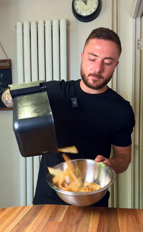 Chef Max bikin kentang goreng
