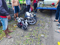 Truk Vs Motor Terlibat Kecelakaan di Takalar, 1 Orang Meninggal di Tempat