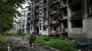 Kondisi Kota Garis Depan Pokrovsk Ukraina