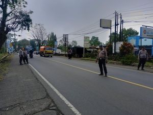 Hadang Bobotoh ke Bandung, Polisi Sekat Tiga Titik Jalan di Sukabumi Hadang Bobotoh ke Bandung, Polisi Sekat Tiga Titik Jalan di Sukabumi