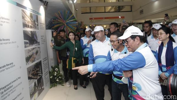 Potret Pramono-Rano Kunjungi Inovation Creative Week di Blok M