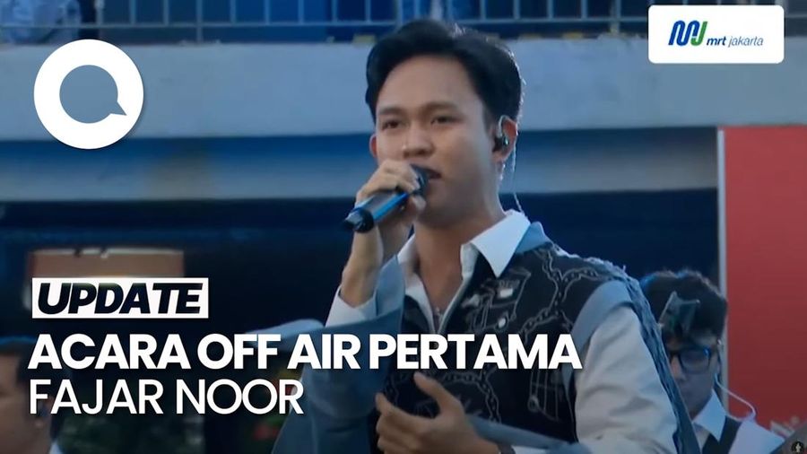 Video: Senangnya Fajar Noor Tampil di Acara Pencanangan HUT DKI Jakarta