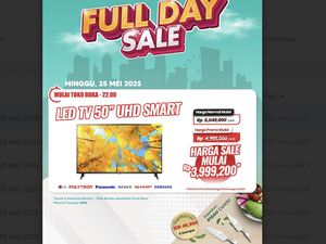 Smart LED TV 50 UHD Diskon Rp 2 Juta di Transmart Full Day Sale