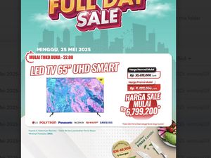 Diskon Jumbo Smart TV UHD 65 inch di Transmart Full Day Sale