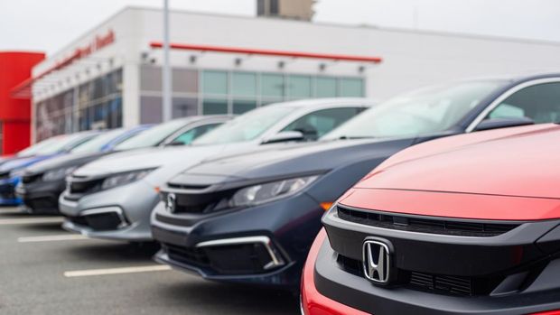 ilustrasi logo mobil honda, dealer honda