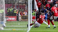 Chelsea menang 1-0 lewat gol Levi Colwill. Hasil itu memastikan Si Biru finis ke-4 di klasemen Liga Inggris, sementara Nottingham terjun ke posisi 7. (Foto: CameraSport via Getty Images/Andrew Kearns - CameraSport)