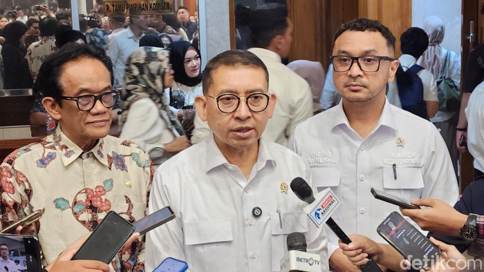 Menteri Kebudayaan (Menbud) Fadli Zon (Adrial/detikcom)