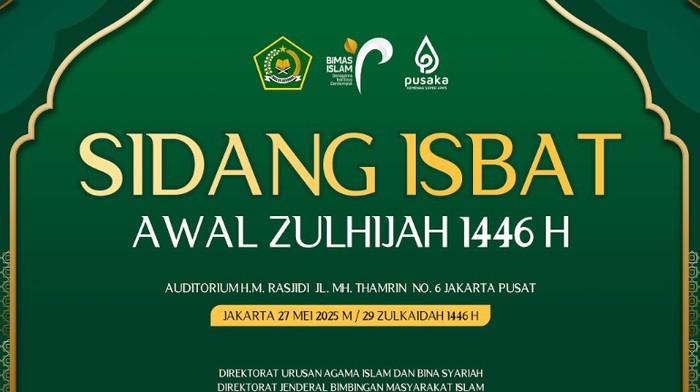 Sidang Isbat Idul Adha 2025 Sidang Isbat Idul Adha 2025