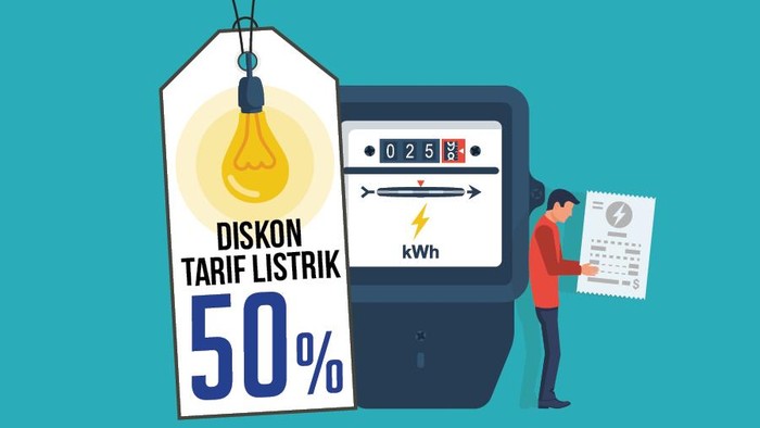 Diskon Tarif Listrik 50%