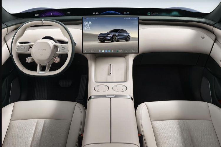 Interior Xiaomi YU7.