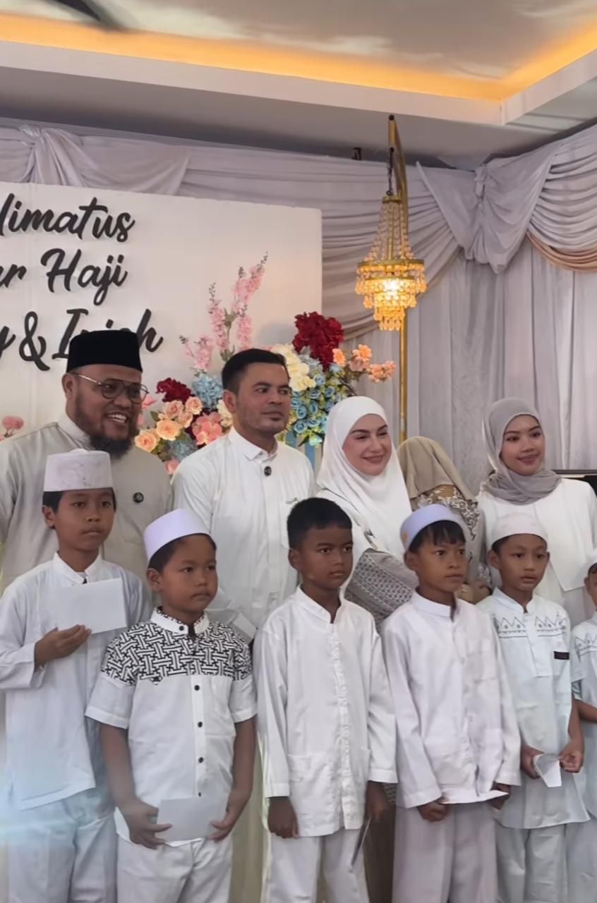 Irish Bella dan Haldy Sabri gelar walimatussafar jelang naik haji.