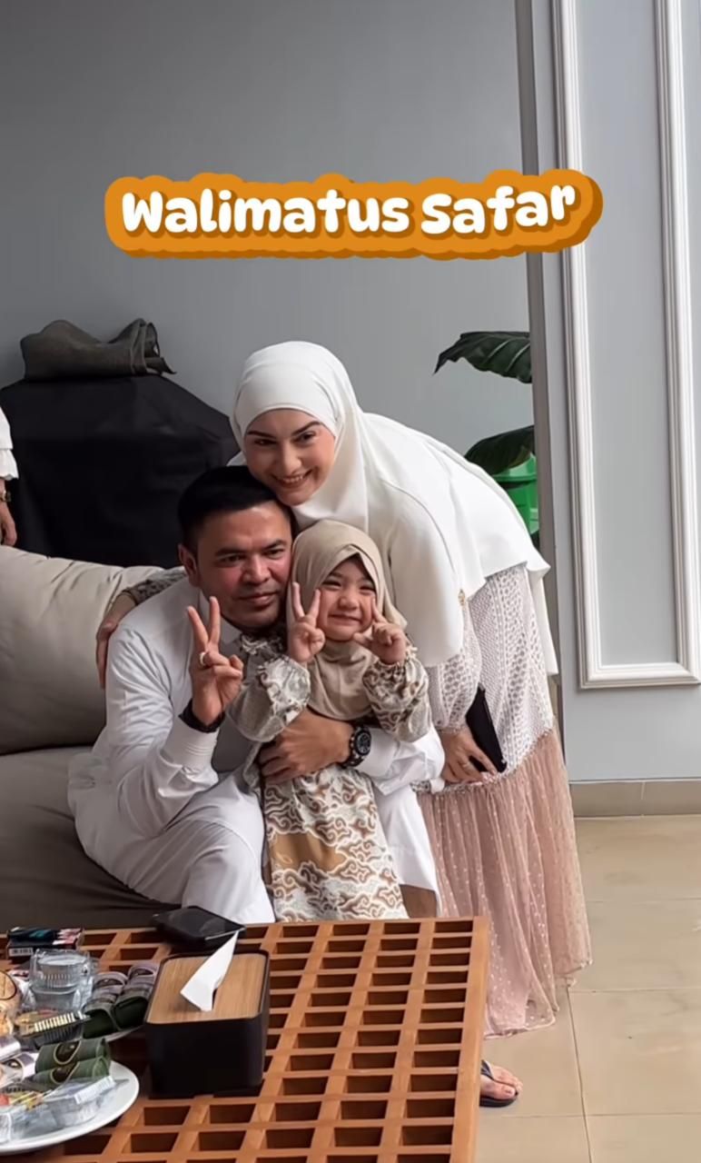 Irish Bella dan Haldy Sabri gelar walimatussafar jelang naik haji.
