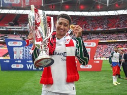 Pemain berusia 19 tahun itu akan tampil di Premier League musim depan, mengalahkan sang kakak, yang justru belum pernah main di Liga Inggris. (Foto: Charlotte Wilson/Offside/Offside via Getty Images)