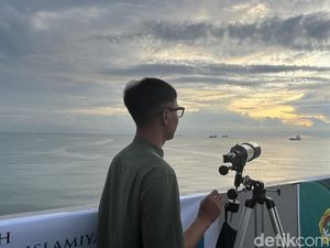 Pantauan Hilal Idul Adha di CPI Makassar Terkendala Cuaca Mendung Pantauan Hilal Idul Adha di CPI Makassar Terkendala Cuaca Mendung