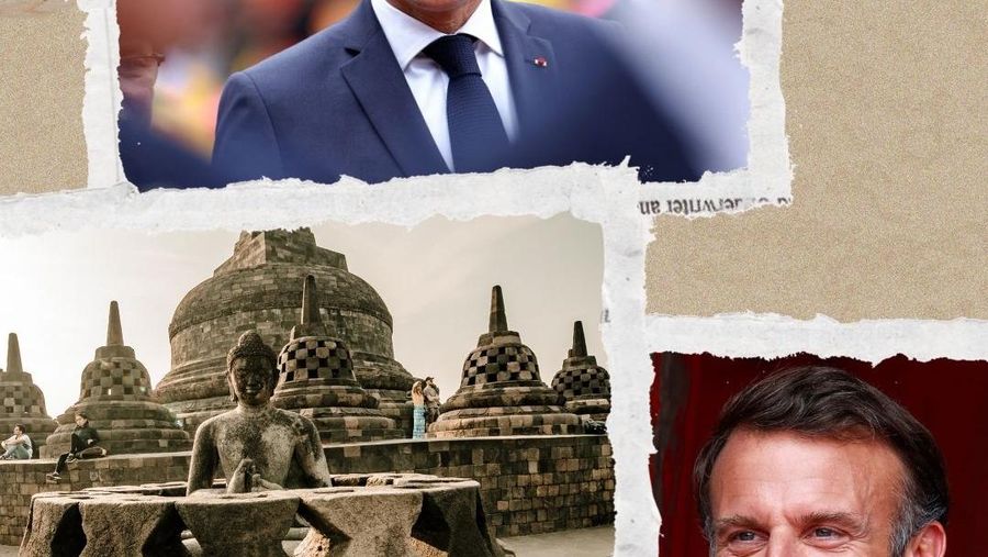 Video Pemasangan Stairlift Borobudur Disebut untuk Memudahkan Presiden Macron