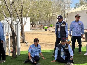 Dirjen Haji Kembali Cek Tenda Wukuf di Arafah, Beri Catatan Posisi Kasur