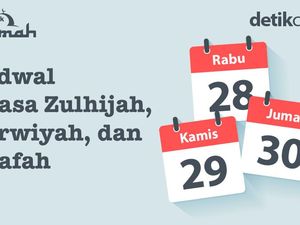 Jadwal Puasa Zulhijah, Tarwiyah, dan Arafah 1446 H/2025 M