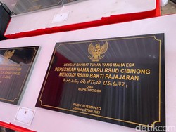 Pemkab Ganti 4 Nama RSUD di Bogor, Ini Daftarnya