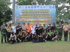 Memasuki Kemarau, Polres Kampar Riau Tingkatkan Kesiagaan Bencana Karhutla