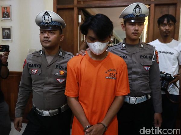 Tampang Christiano Penabrak Argo Mahasiswa UGM, Kini Berbaju Tahanan