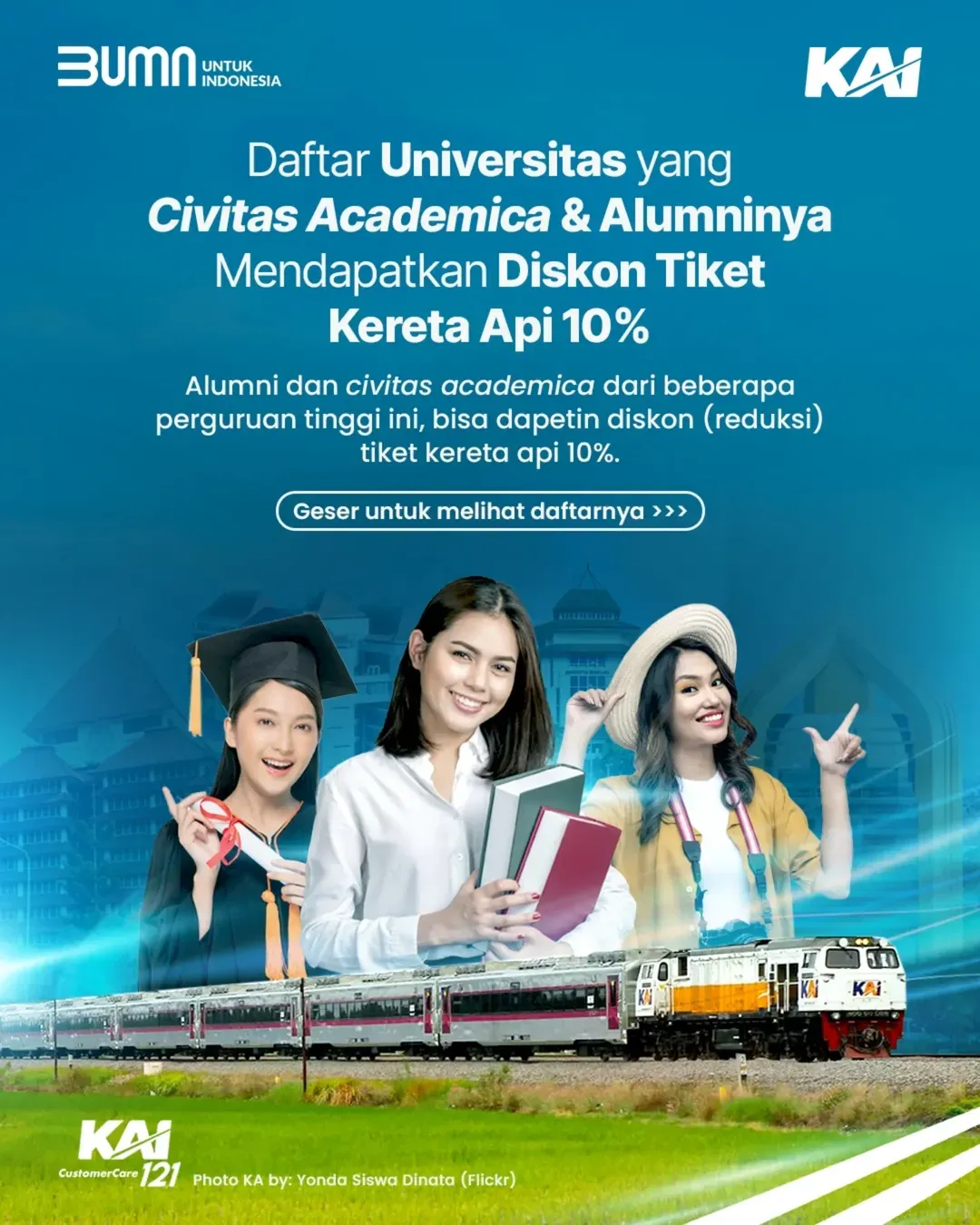 Diskon tiket kereta api