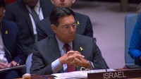 Video Dubes Israel Coba Kasih Starlink ke Diplomat Iran di Sidang PBB