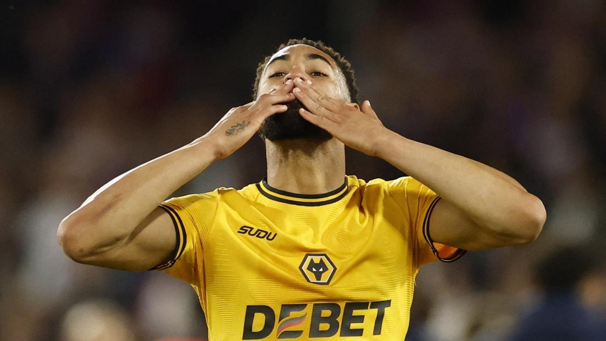 Penyerang Wolverhampton Matheus Cunha selangkah lagi gabung Man United (Action Images via Reuters/Peter Cziborra)