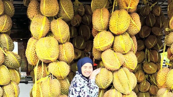 Tya Ariestya Pose Keren Bareng Durian hingga Es Loli