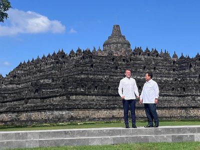 Potret Stairlift di Candi Borobudur saat Lawatan Macron