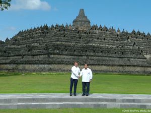 Prabowo dan Macron Kunjungi Borobudur Prabowo dan Macron Kunjungi Borobudur