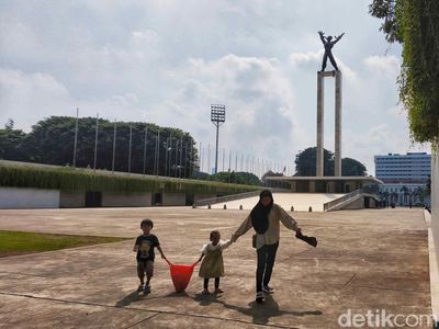 Rekreasi Murah Meriah di Lapangan Banteng Jakarta