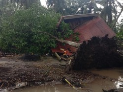 Puluhan Rumah di Banyuasin Rusak Akibat Angin Puting Beliung