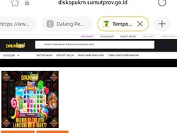 Website Resmi DiskopUKM Sumut Sempat Tampilkan Judol, Ini Kata Gubsu Bobby