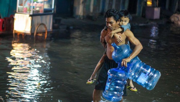 Banjir rob di Penjaringan, Jakarta Utara (dok.Antara) Banjir rob di Penjaringan, Jakarta Utara (dok.Antara)